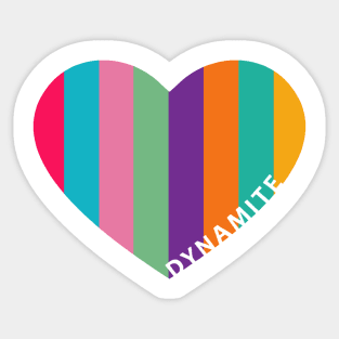 I Heart Dynamite Sticker